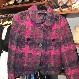 Marc By Marc Jacobs Pink and Purple Blazer